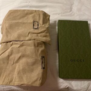Gucci box and two dust bags